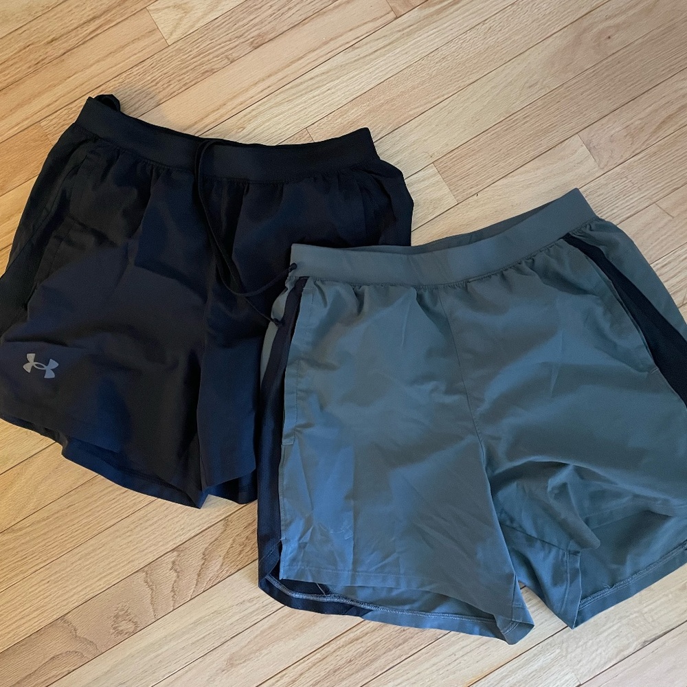 Under Armor Men's UA Elevated Woven Shorts (Two Pairs)